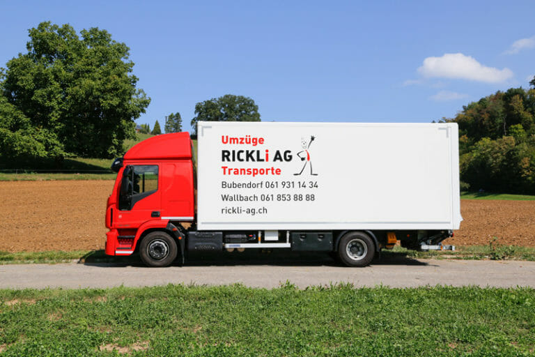 35m3 RICKLI AG Umzüge, Möbellift, Transporte